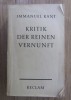 Immanuel Kant - Kritik der Reinen Vernunft