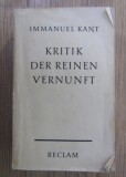 Immanuel Kant - Kritik der Reinen Vernunft