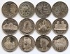 Romania Set 12 - 50 bani 2010-2019 Set complet comemorative - din fasic, UNC !!!