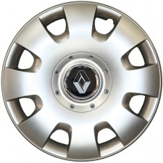 Set 4 Capace Roti Kerime R15, Potrivite Jantelor de 15 inch, Pentru Renault, Model 304