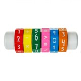 Jucărie Educativă Lemn, Calculator, Multicolor, Dimensiune 3.5x13.5 cm