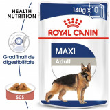 Cumpara ieftin Royal Canin Maxi Adult hrana umeda caine (in sos), 10 x 140 g