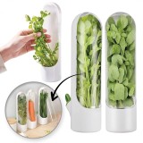 Recipient pentru depozitarea ierburilor proaspete, menta, legume pentru frigider si alte produse, 25x6.5cm, POJ08