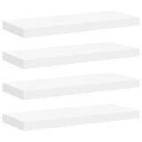 Cumpara ieftin Rafturi de perete suspendate, 4 buc., alb, 60x23,5x3,8 cm, MDF