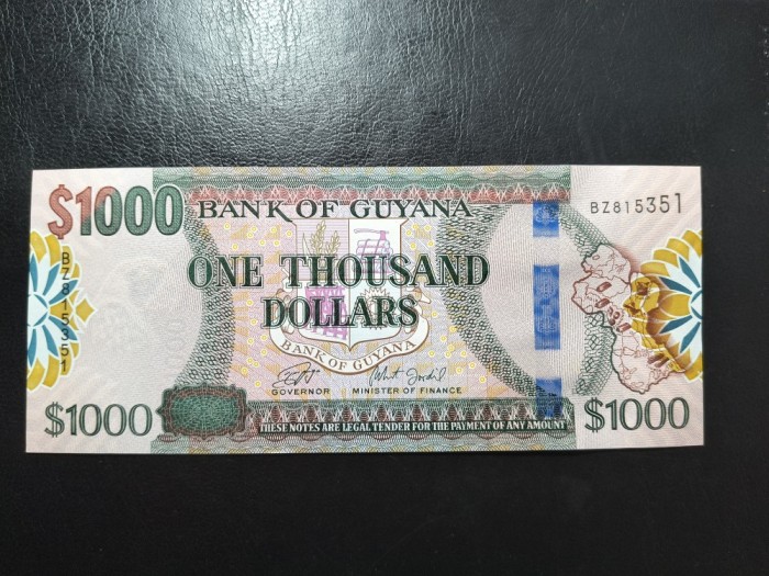GUYANA 1000 DOLARI UNC