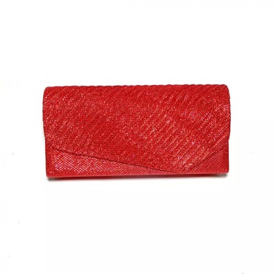 Plic seara mic pentru ocazii si petreceri, sclipici, 20 x 10 cm, Magrot 23WYB-16 - Rosu foto