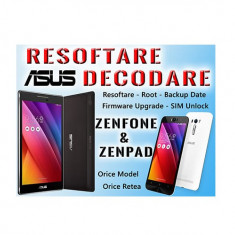 Decodare ASUS Zenfone & Zenpad Deblocare Retea Resoftare Unlock