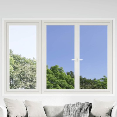 vidaXL Folie solară, 5 buc., efect reflectorizant static argintiu, PVC 3208992 foto