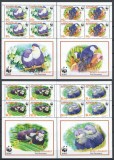 Aitutaki 2002 Mi 772/75 klb - WWF: pasari, fauna, Nestampilat