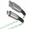 Cablu de incarcare/date, USB-A - USB-C, fluorescent &quot;Glow&quot; 1.5 m, Hama