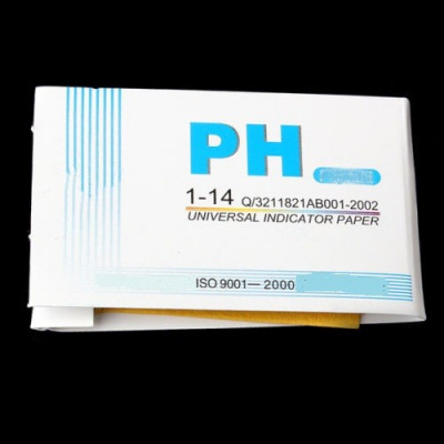 PH 80 de benzi ptr. verificat PH indica precis ph de la 1-14 ACID si ALCALIN foto