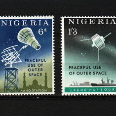 Nigeria, 1963 | Utilizarea în pace a spaţiului - Mercury - Cosmos | MNH | aph