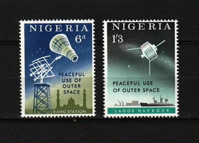Nigeria, 1963 | Utilizarea &amp;icirc;n pace a spaţiului - Mercury - Cosmos | MNH | aph foto