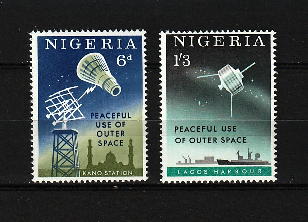 Nigeria, 1963 | Utilizarea &icirc;n pace a spaţiului - Mercury - Cosmos | MNH | aph