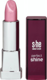 She colour&amp;style Perfect Shine Ruj de buze N. 330/100, 5 g