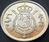 Cumpara ieftin Moneda 5 PESETAS - SPANIA, anul 1976 *cod 1394 A (varianta 1975) = A.UNC, Europa