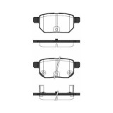 Placute frana Subaru Trezia; Toyota Auris, Corolla Limuzina, Iq, Prius, Urban Cruiser, Verso S, Yaris SRLine parte montare : Punte spate