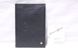 Portofel vechi vintage Jerome Leplat wallet document holder passport 12x17.5 cm