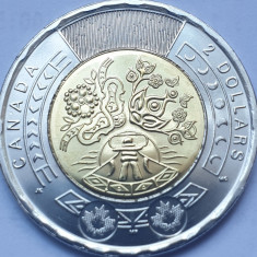 2 Dollars 2023 Canada, National Indigenous Peoples Day, unc, varianta normala