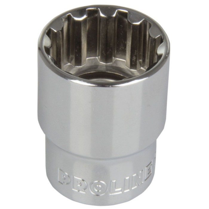 CHEIE TUBULARA CANELATA 1/2&quot; M32