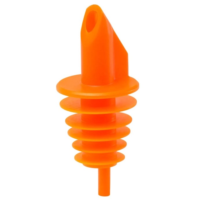 Ausgie&szlig;er, Flaschenausgie&szlig;er, Schnaps Dosierer f&uuml;r Flaschen Billy Neon Orange - f&uuml;r fast alle Flaschengr&ouml;&szlig;en von 0,5 - 1,5 Liter Flaschen, 1 St&uuml;ck