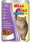 Hrana umeda pentru pisici Miau-Miau Sterilised 100 gr