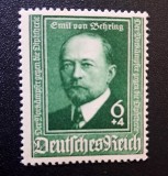 Cumpara ieftin Germania (Deutsches Reich) 1940 - Emil von Behring / Lupta &icirc;mpotriva Difteriei 6+4 Pf. (Marcă Poștală Neștampilată) - Cod: -OD1