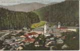 Carte postala circulata in anul 1926 Manastirea Agapia (judetul Neamt)