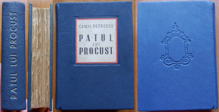 Camil Petrescu , Patul lui Procust , 1946 , exemplar de lux , 25 / 26