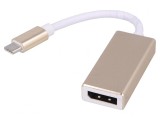 Adaptor USB 3.1 DisplayPort la USB C 0,15m, Akyga