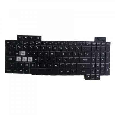 Tastatura Laptop, Asus, ROG Strix Scar II GL704, GL704GM, GL704GV, GL704GW, GL704GS, iluminata, us foto