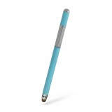 Stylus Pen Techsuit, Universal, Android, iOS, Aluminiu, Turcoaz, JC03