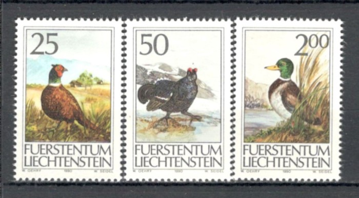 Liechtenstein.1990 Pasari de vanat SL.218