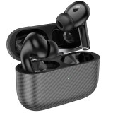 Cumpara ieftin Casti Bluetooth Hoco EW47 Plus, Capacitate 350mAh, Autonomie 6 Ore, Aspect carbon, Negru
