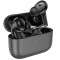 Casti Bluetooth Hoco EW47 Plus, Capacitate 350mAh, Autonomie 6 Ore, Aspect carbon, Negru