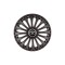 Set 4 Capace Roti 15 inchi (R15) Dino Negru, Compatibile cu Toyota