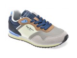 Cumpara ieftin Pantofi sport PEPE JEANS gri, LONDON LIFE, din material textil