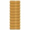 vidaXL Prosoape de baie 10 buc. FROGN aurii 30x30 cm 100% bumbac