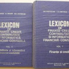 Lexicon de finante-credit, contabilitate si informatica financiar-contabila (2 volume) – C. G. Demetrescu