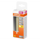 Bec LED Osram LINE, R7s, 18.2W (10W), 2452 lm, lumina calda (2700K), 118mm,