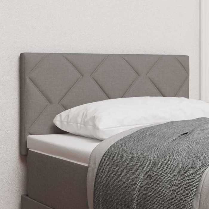 vidaXL Tăblie din Țesătură Geometric Gri taupe 80 cm țesătură 42007206