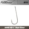 CARLIGE FUDO WORM SSB BN Black Nickel Nr.1/0 5buc/plic
