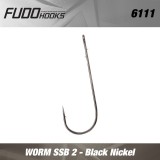 CARLIGE FUDO WORM SSB BN Black Nickel Nr.4/0 4buc/plic