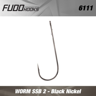 CARLIGE FUDO WORM SSB BN Black Nickel Nr.3/0 4buc/plic foto