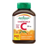 Vitamina c 500mg portocala 120cpr masticabile, Jamieson