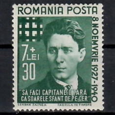 Romania 1940, LP.142i - Codreanu, sarniera, MH