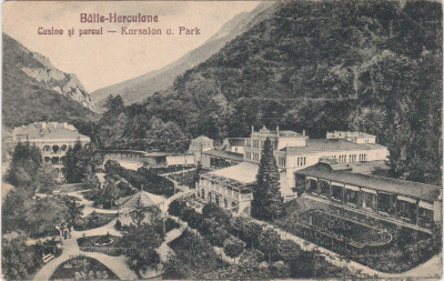 CP Baile Herculane Casino si Parcul ND(1931) foto