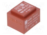 Transformator MYRRA 1,5VA 230VAC 15V 100mA PCB