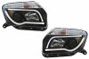 Faruri LED Light Bar Dacia Duster I (2009-2014) TUBE LIGHT Negru Performance AutoTuning, KITT Lightning
