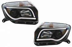 Faruri LED Light Bar Dacia Duster I (2009-2014) TUBE LIGHT Negru Performance AutoTuning